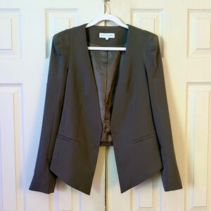 James Jeans Open Front Green Blazer